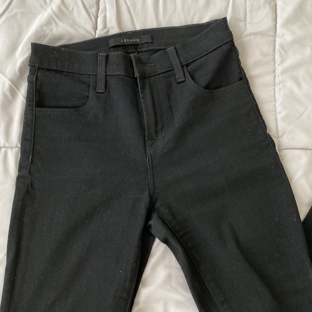 J Brand | Size 26 | Women's Alana High Rise Crop Black Skinny Jeans